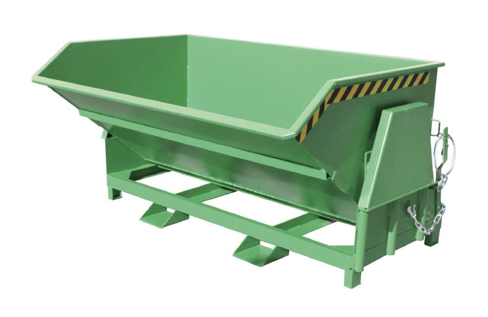 Produktbild Bauer Kippbehälter BK 200 lackiert in der Farbe Resedagrün