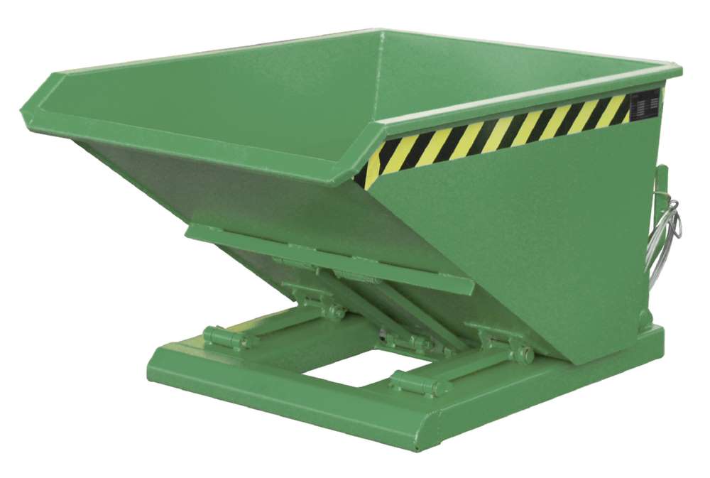 Produktbild Bauer Kippbehälter NK 30 lackiert in der Farbe Resedagrün