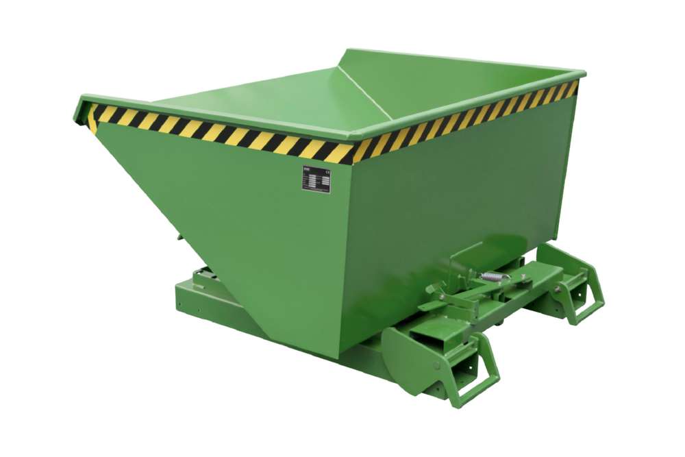 Produktbild Bauer Kippbehälter 4A 900 lackiert in der Farbe Resedagrün bild 2