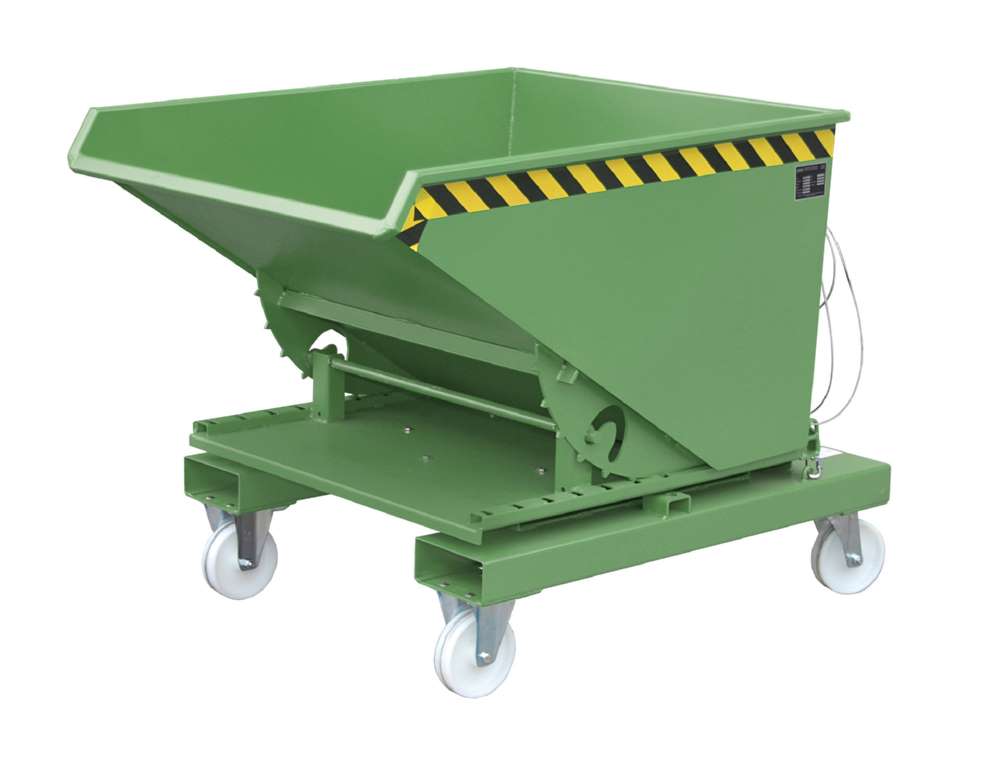 Produktbild Bauer Kippbehälter 3S 600 lackiert in der Farbe Resedagrün bild 3