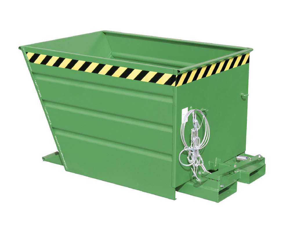 Produktbild Bauer Kippbehälter VG 550 lackiert in der Farbe Resedagrün bild 1
