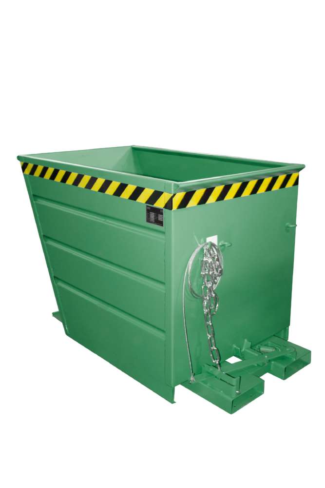 Produktbild Bauer Kippbehälter VG 700 lackiert in der Farbe Resedagrün