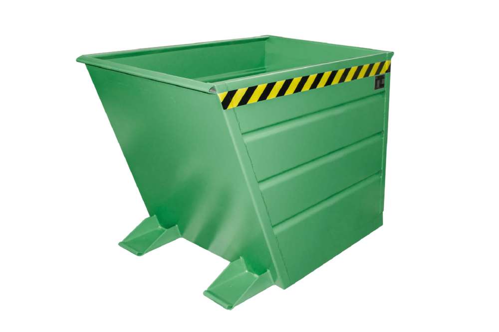 Produktbild Bauer Kippbehälter VG 700 lackiert in der Farbe Resedagrün bild 2