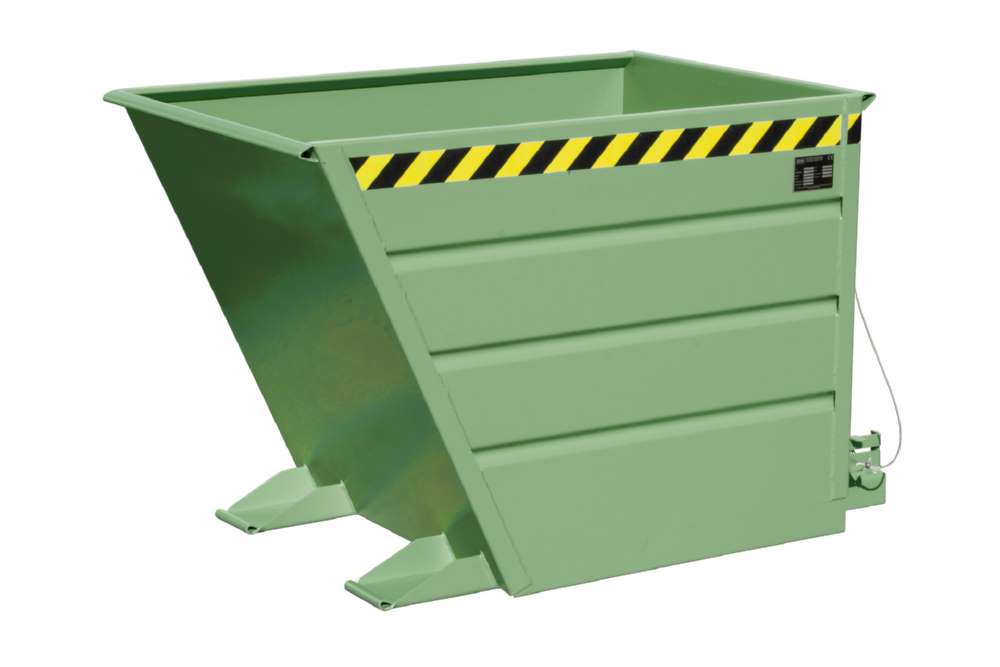 Produktbild Bauer Kippbehälter VG 700 lackiert in der Farbe Resedagrün bild 3