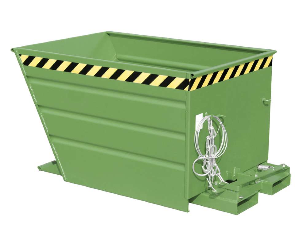 Produktbild Bauer Kippbehälter VG 900 lackiert in der Farbe Resedagrün bild 1