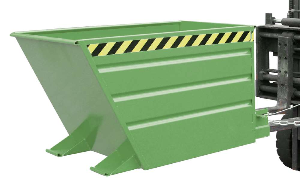 Produktbild Bauer Kippbehälter VG 900 lackiert in der Farbe Resedagrün bild 2