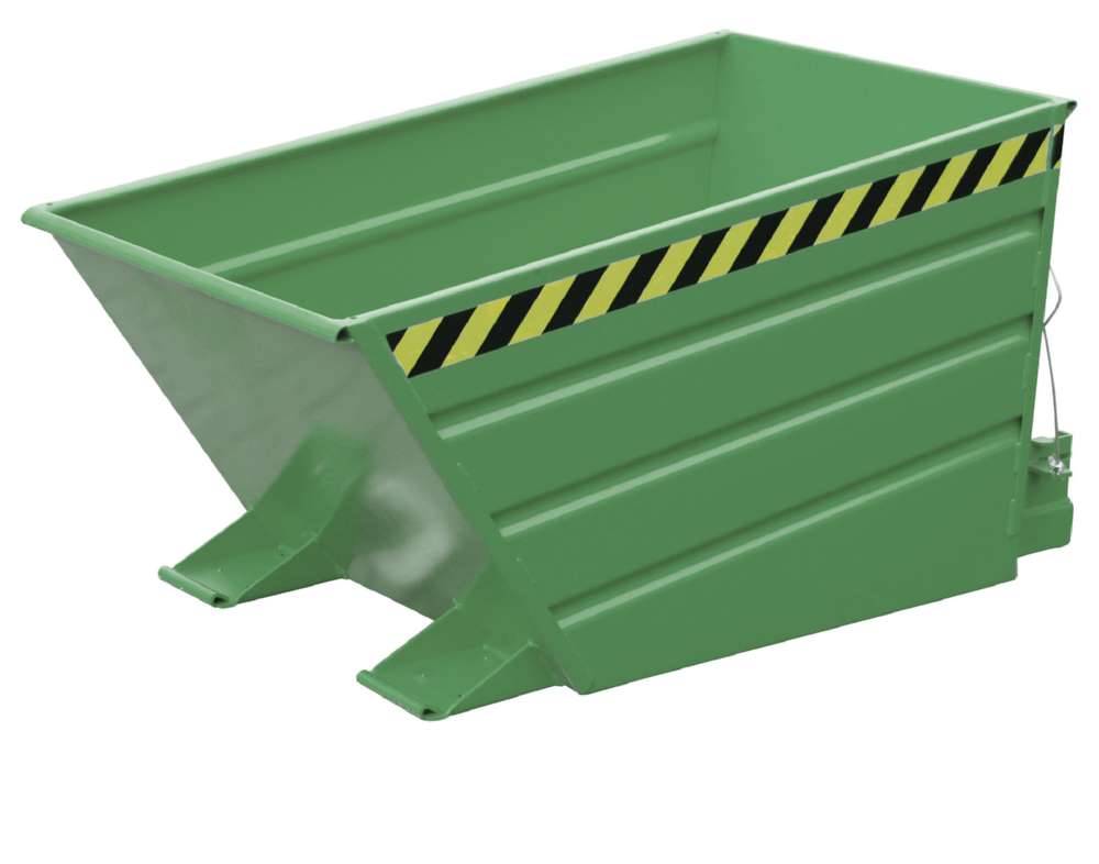 Produktbild Bauer Kippbehälter VD 500 lackiert in der Farbe Resedagrün