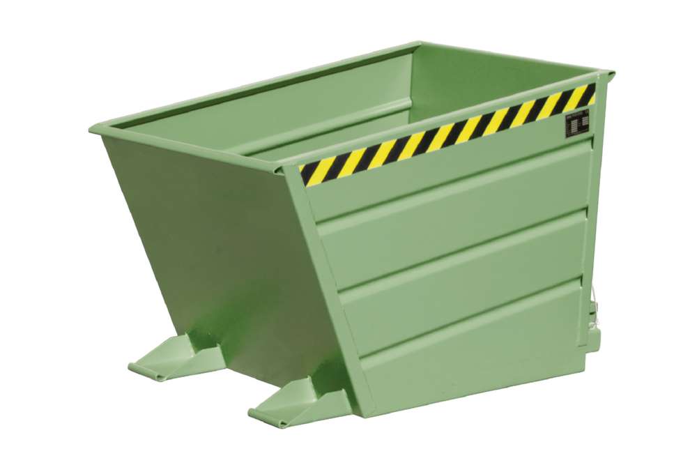 Produktbild Bauer Kippbehälter VD 650 lackiert in der Farbe Resedagrün