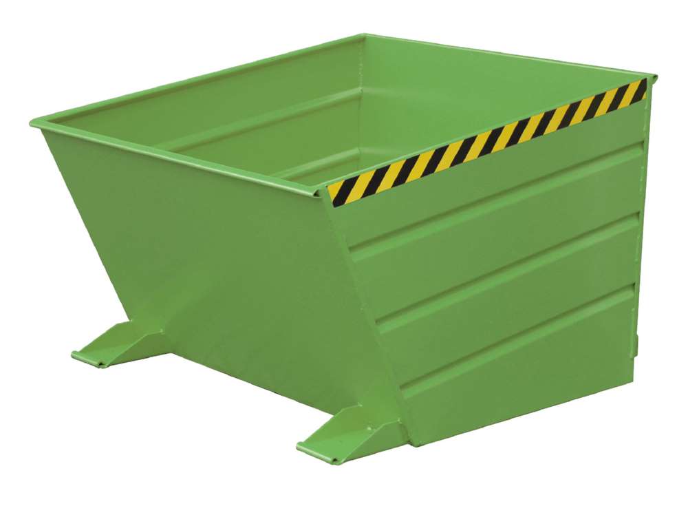 Produktbild Bauer Kippbehälter VD 1000 lackiert in der Farbe Resedagrün