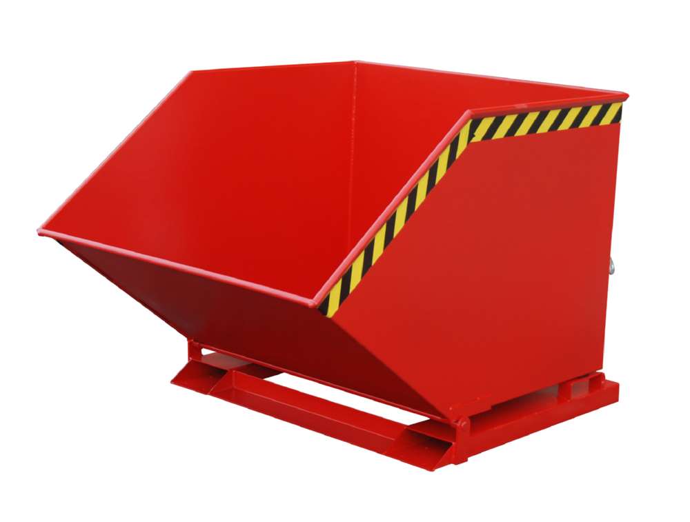 Produktbild Bauer Kippmulde KK 1000 Öl und wasserdicht lackiert feuerrot