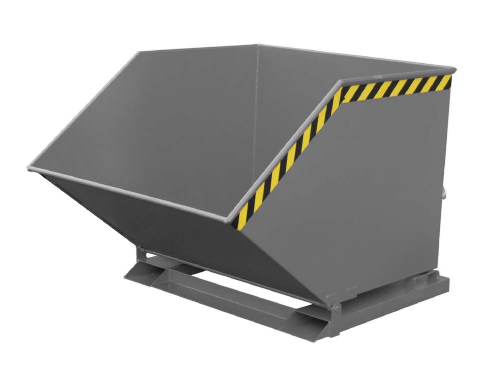 Produktbild Bauer Kippmulde KK 1000 lackiert mausgrau 1110 x 1420 x 975 mm