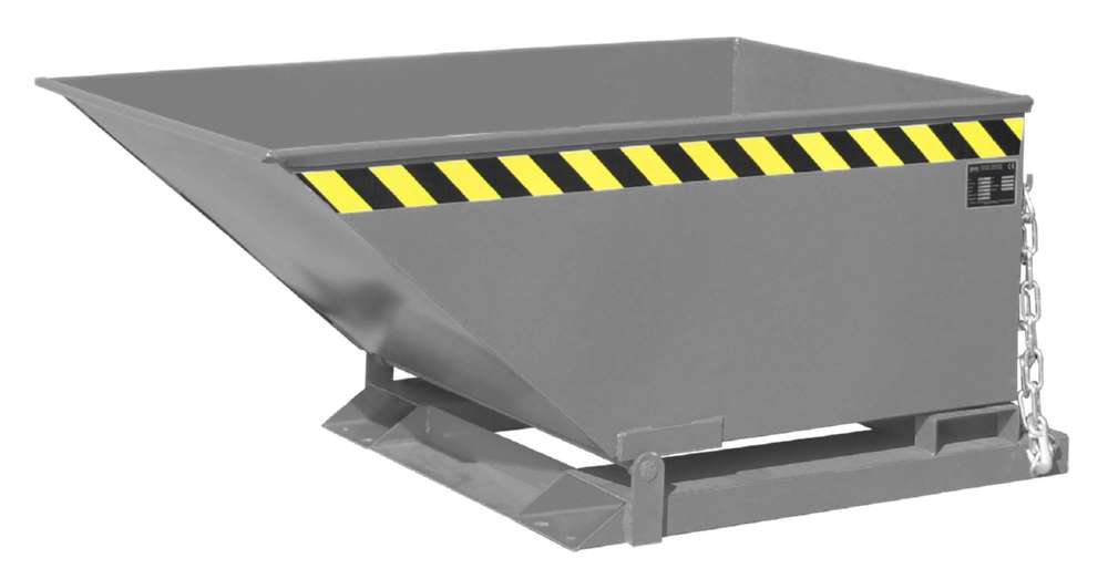 Produktbild Bauer Kippmulde KN 400 lackiert mausgrau Länge 1430 mm