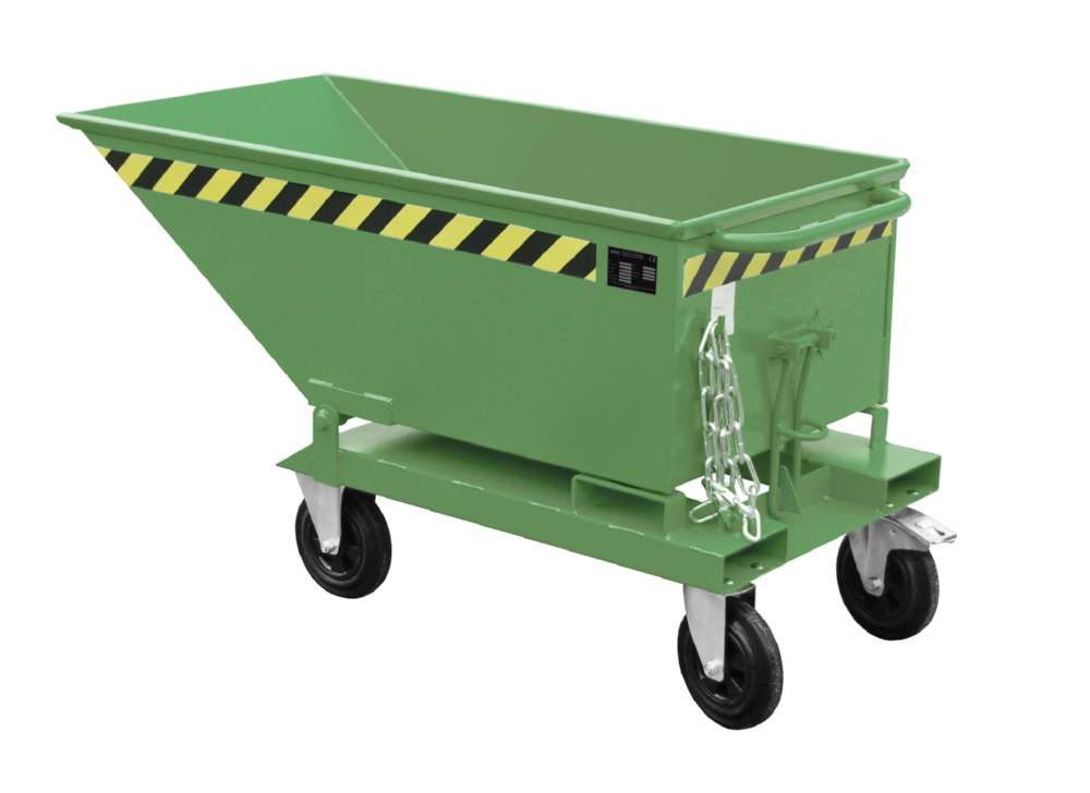 Produktbild Bauer Kippmulde KN 250 Öl und wasserdicht lackiert resedagrün bild 3