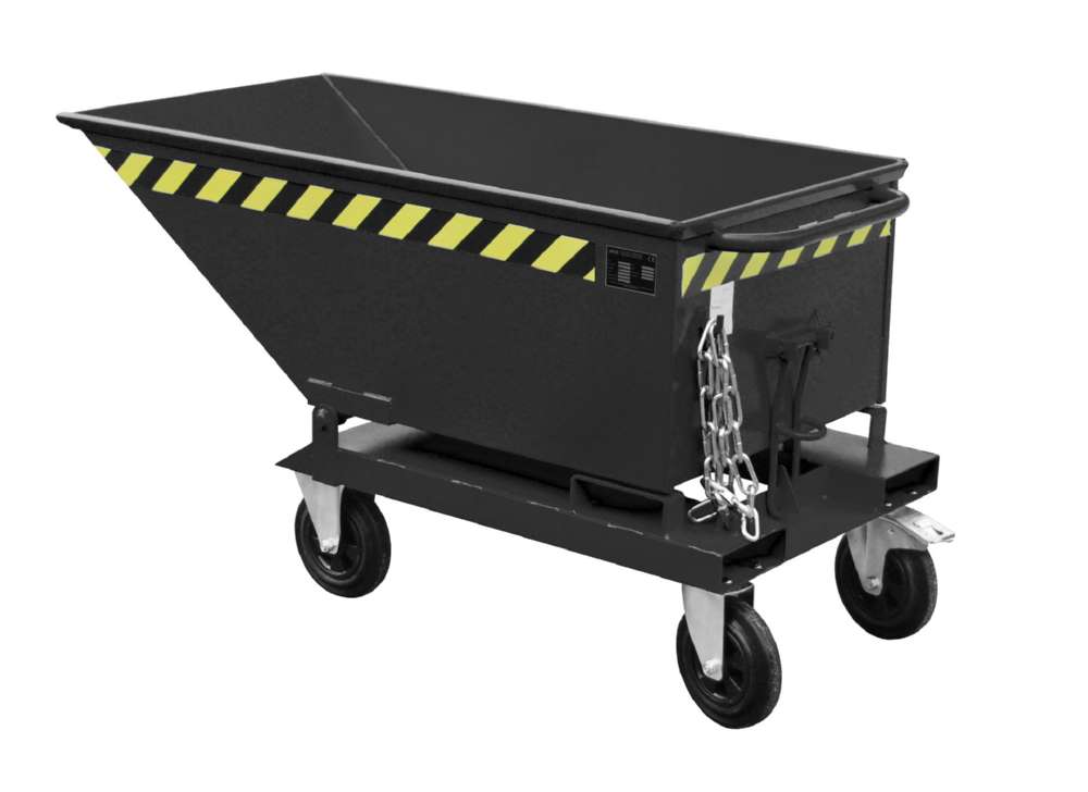 Produktbild Bauer Kippmulde KN 250 Öl und wasserdicht lackiert schwarzgrau bild 2