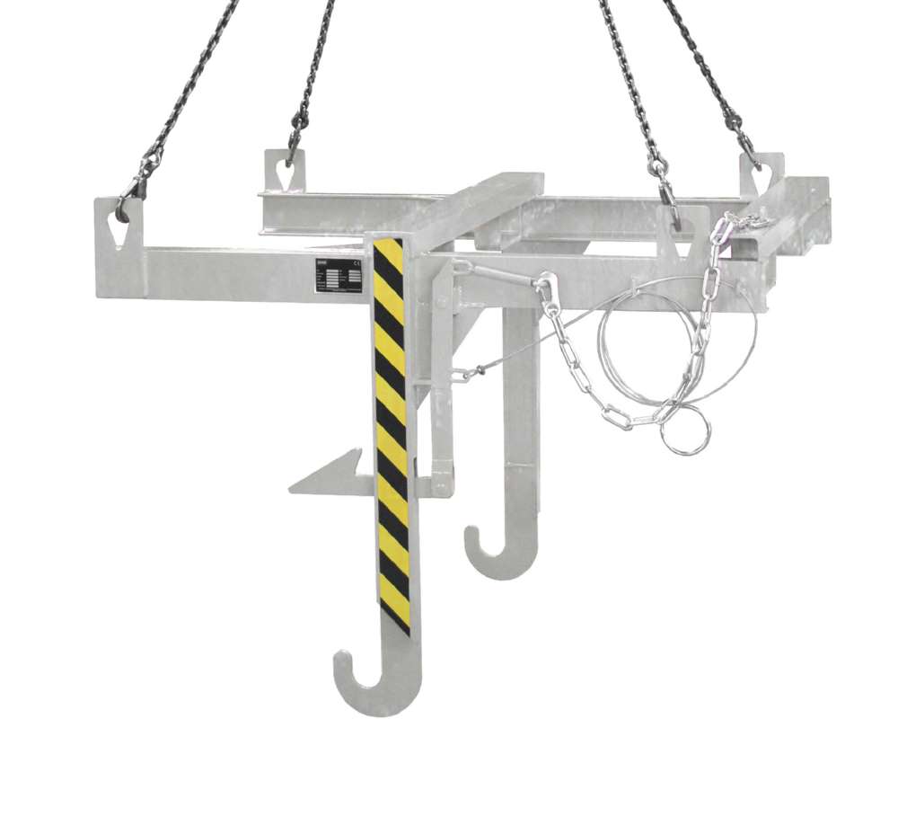 Produktbild Bauer Kipptraverse für Baustoffbehälter BBT feuerverzinkt