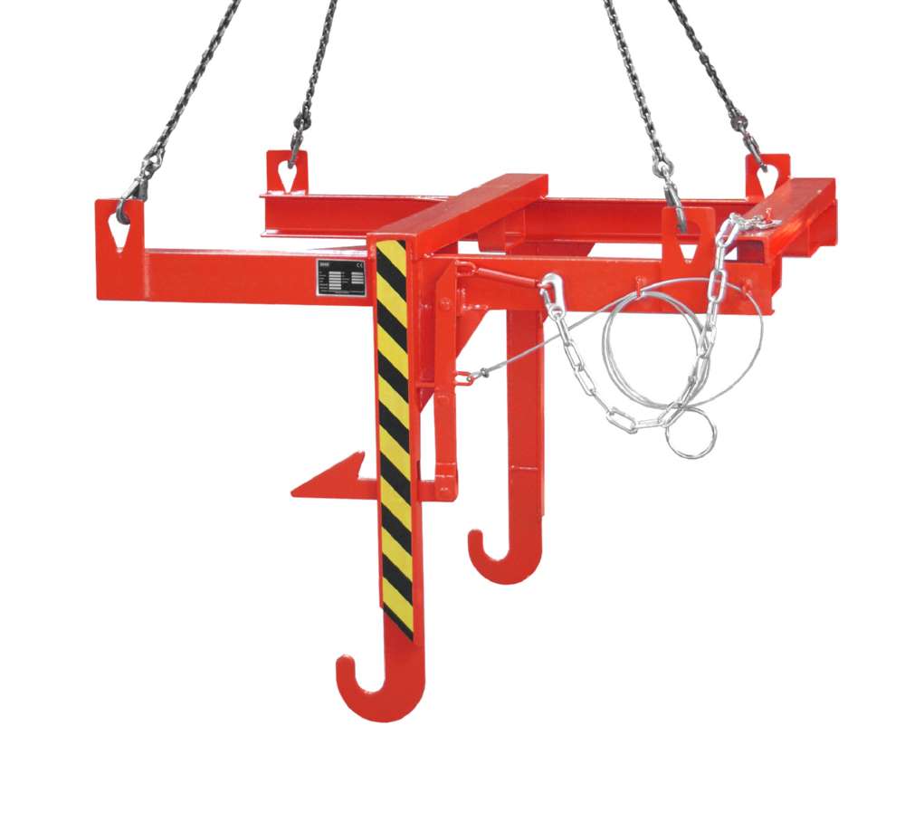 Produktbild Bauer Kipptraverse für Baustoffbehälter BBT feuerrot