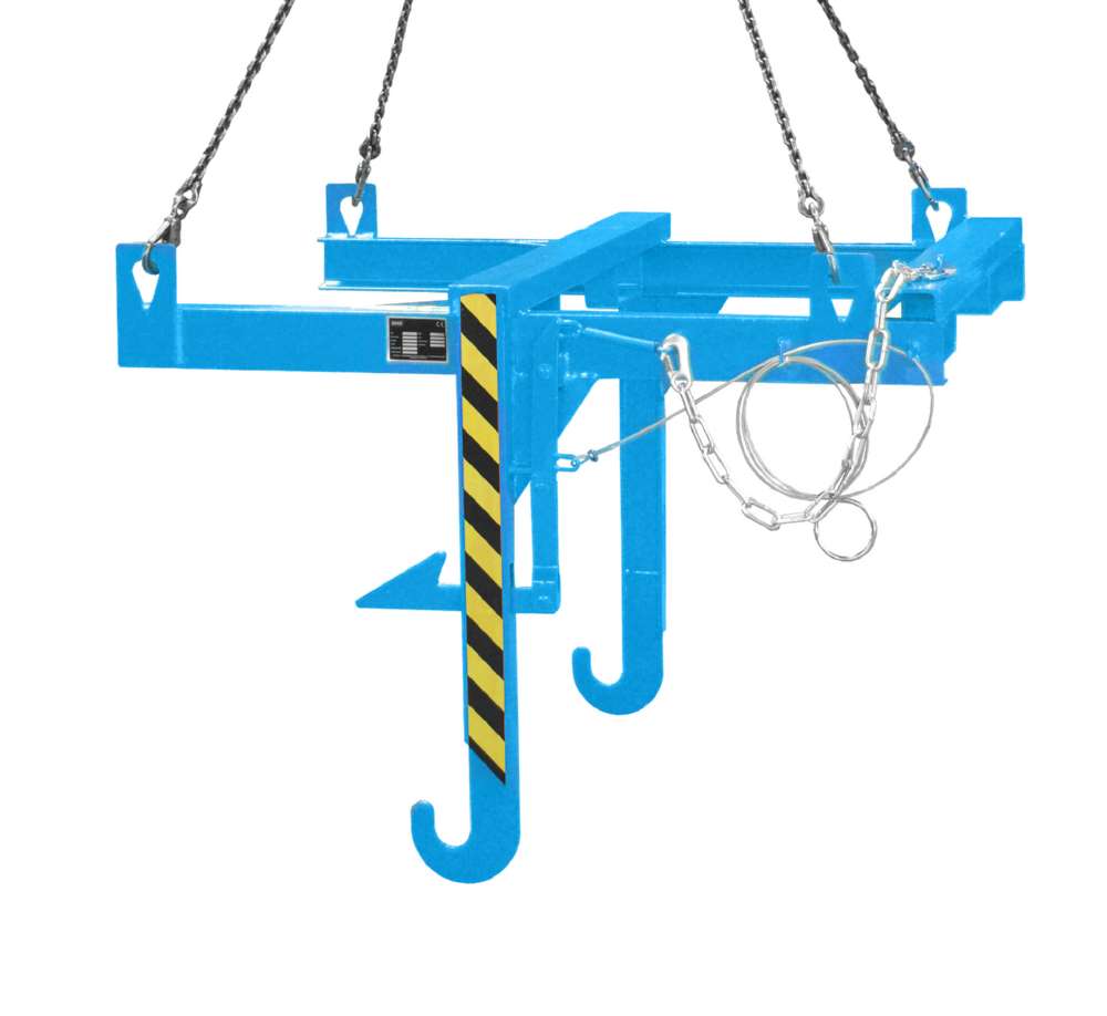 Produktbild Bauer Kipptraverse für Baustoffbehälter BBT lichtblau RAL 5012