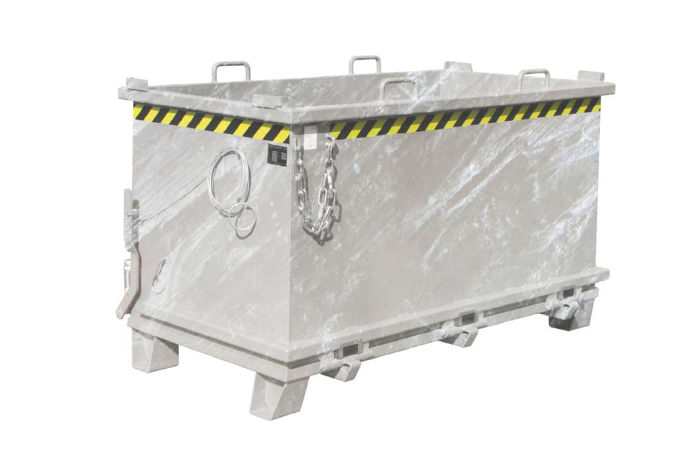 Produktbild Bauer Klappbodenbehälter SB 1500 feuerverzinkt