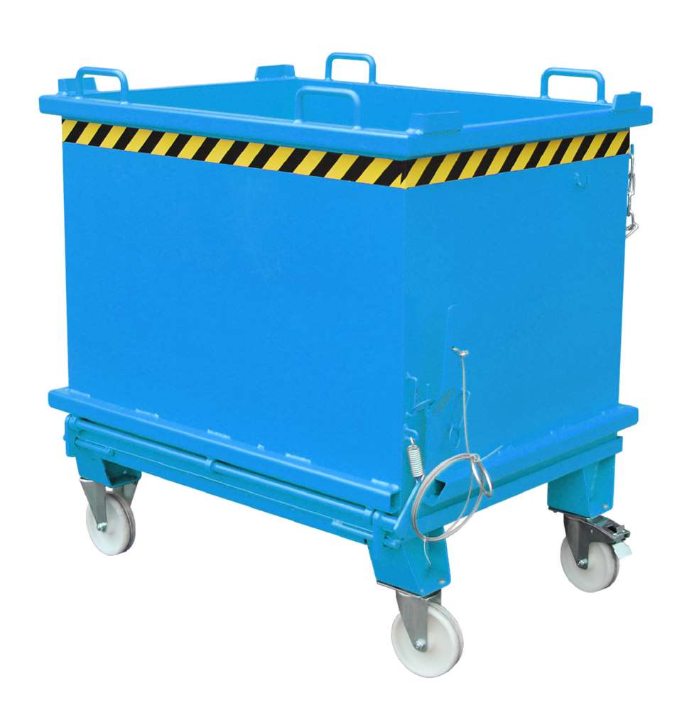 Produktbild Bauer Klappbodenbehälter SB 1000 lackiert in der Farbe Lichtblau bild 4