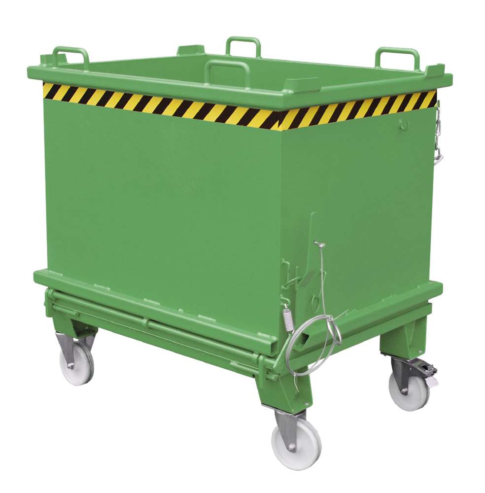 Produktbild Bauer Klappbodenbehälter SB 1000 lackiert in der Farbe Resedagrün bild 3