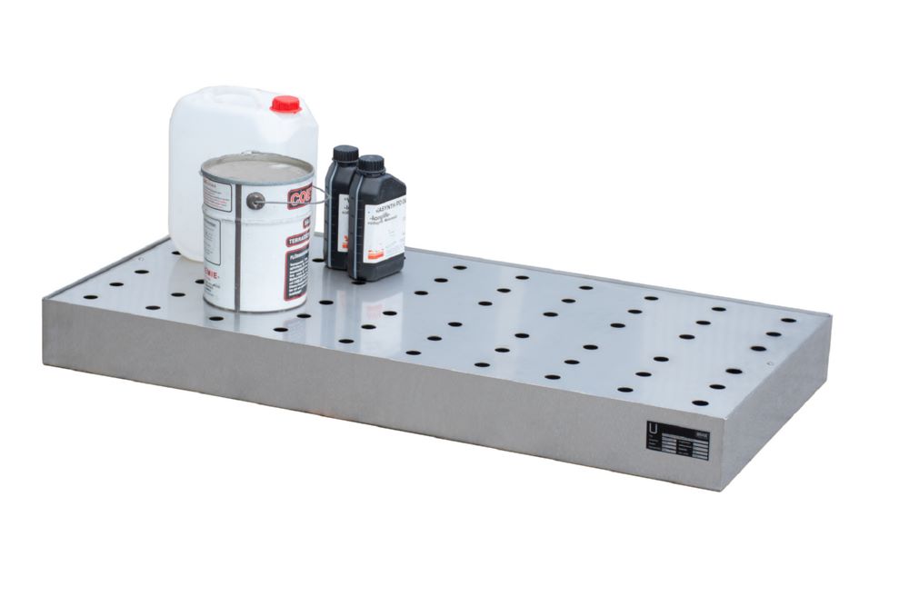 Produktbild Bauer Südlohn Kleingebindewanne für Paletten KGW-P 3/M V4A Edelstahl Breite 1200 mm bild 2