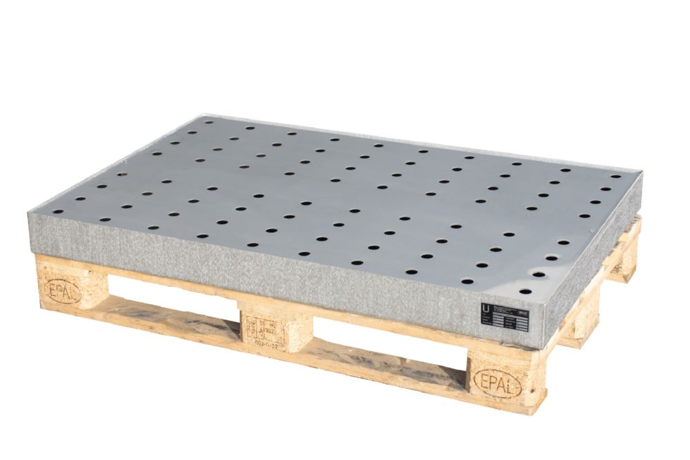 Produktbild Bauer Südlohn Kleingebindewanne für Paletten KGW-P 3/M V4A Edelstahl Breite 1200 mm bild 3