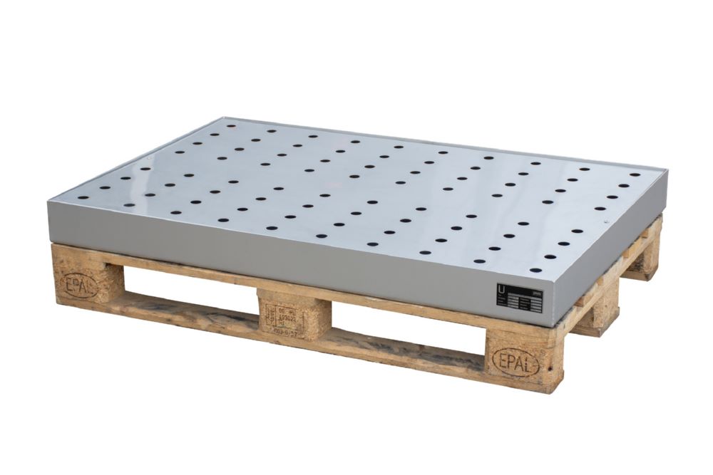 Produktbild Bauer Südlohn Kleingebindewanne für Paletten Breite 1200 mm KGW-P 4/M V4A Edelstahl  bild 3