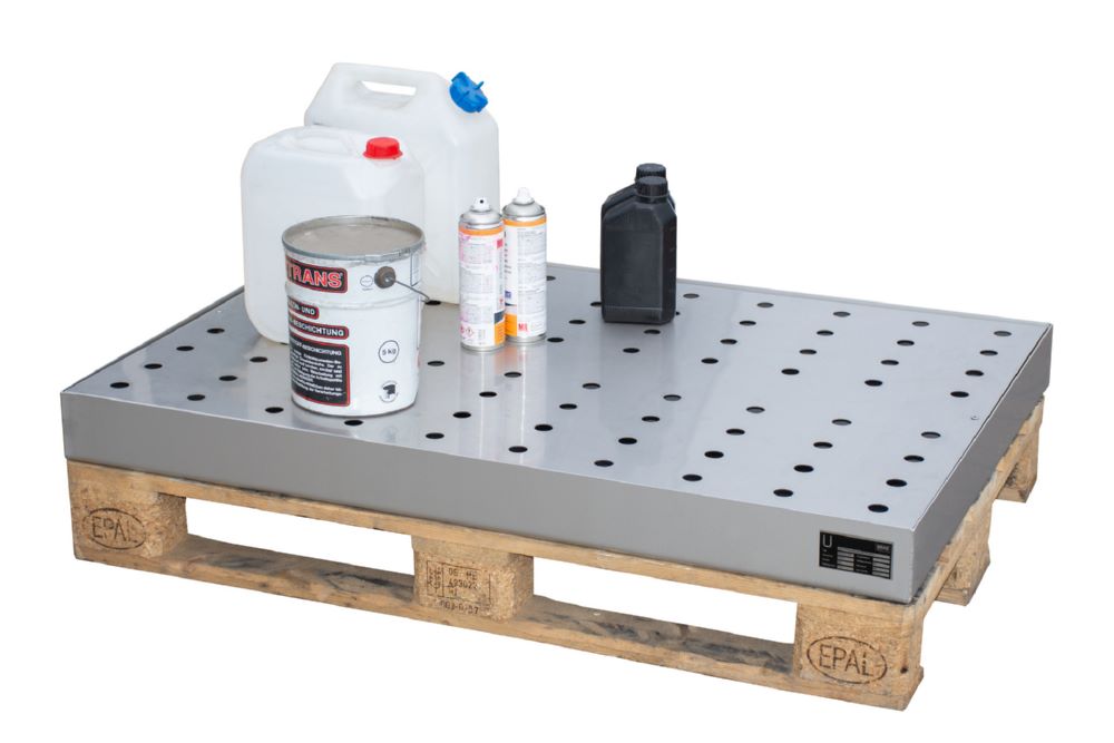 Produktbild Bauer Südlohn Kleingebindewanne für Paletten Breite 1200 mm KGW-P 4/M V4A Edelstahl  bild 4