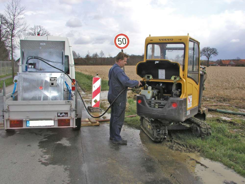Produktbild Bauer Kraftstoff-Tank MT 450 feuerverzinkt 450 Liter bild 2