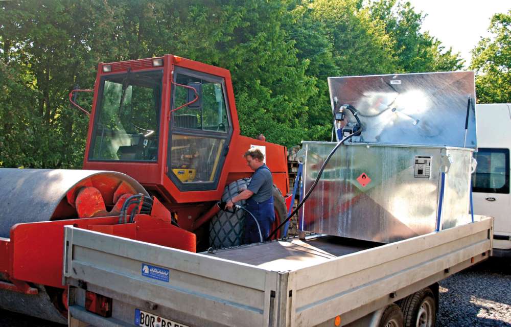 Produktbild Bauer Kraftstoff-Tank MT 1000 feuerverzinkt 1000 Liter bild 2