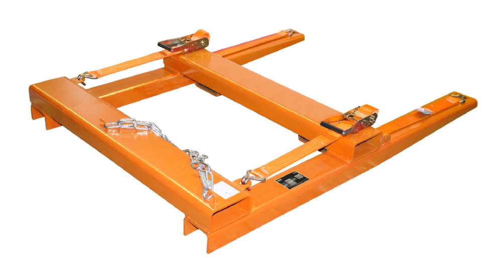 Produktbild Bauer Langgutseitenlader LSL gelborange mit 2 Spanngurte