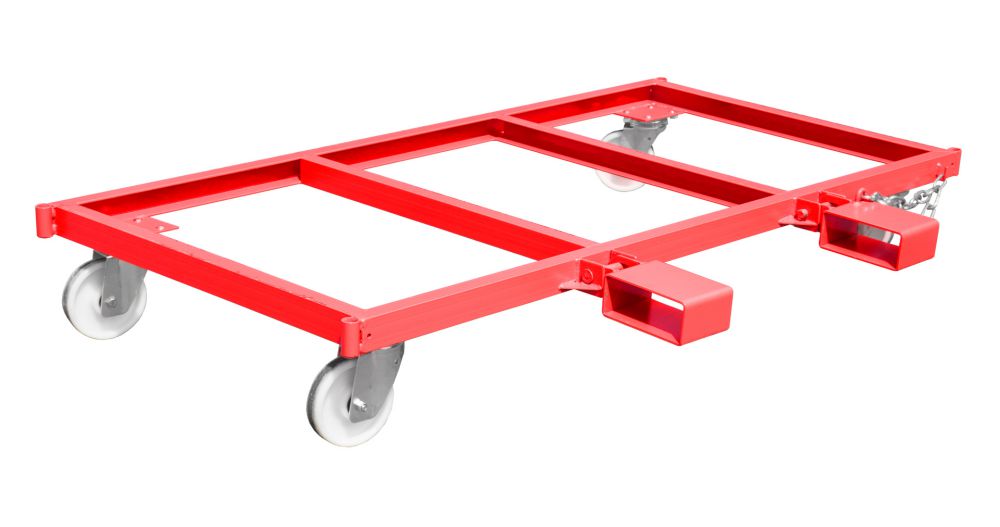 Produktbild Bauer Langgutseitenwagen LSW 2,5 lackiert in der Farbe Feuerrot