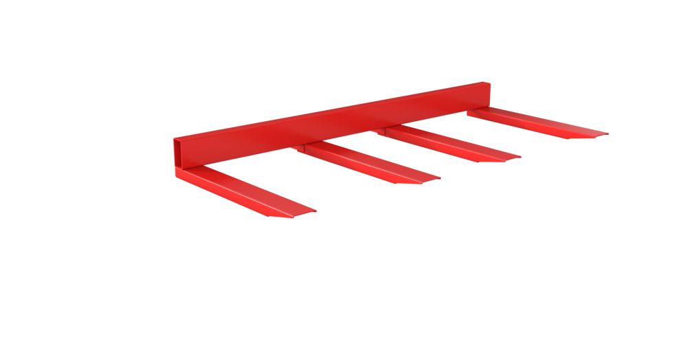 Produktbild Bauer Langguttraverse LGT 2,5 lackiert in der Farbe Feuerrot