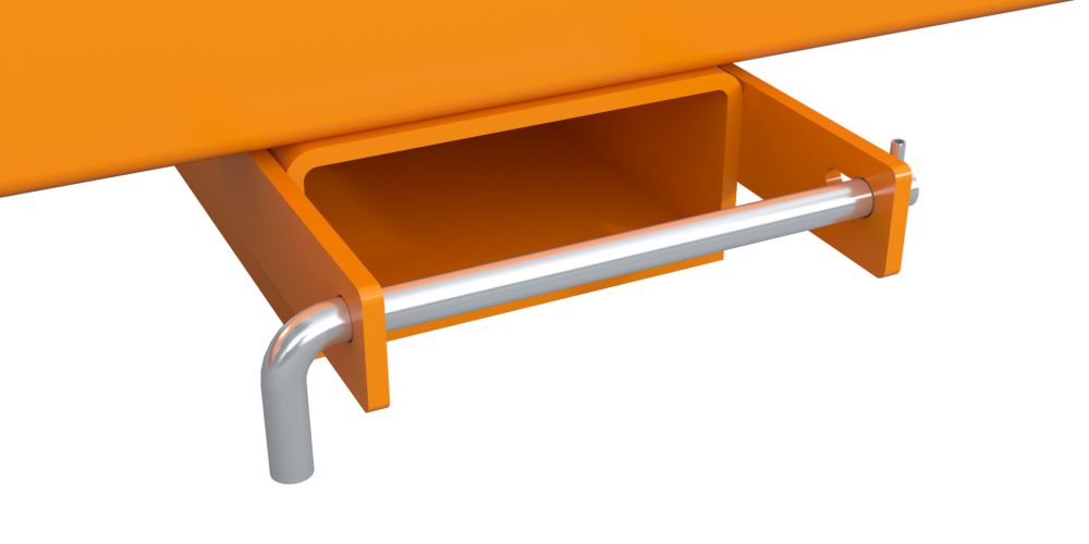 Produktbild Bauer Langguttraverse LGT 1,5 lackiert in der Farbe Gelborange bild 2