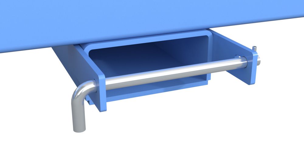 Produktbild Bauer Langguttraverse LGT 3,5 lackiert in der Farbe Lichtblau bild 2