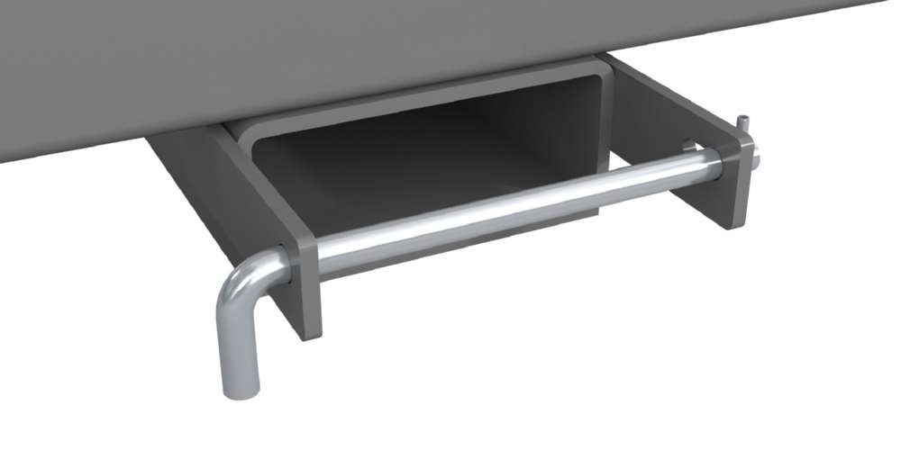 Produktbild Bauer Langguttraverse LGT 1,5 mausgrau RAL 7005 bild 2