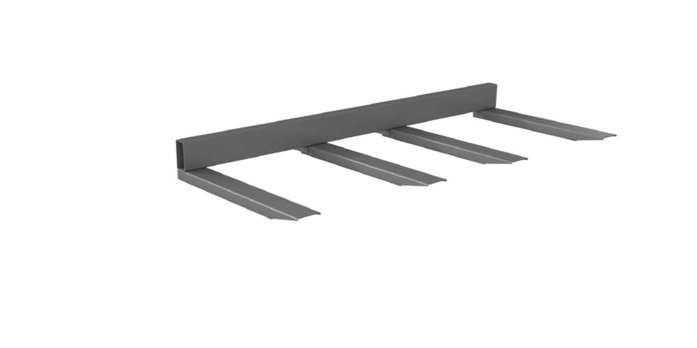 Produktbild Bauer Langguttraverse LGT 2,5 mausgrau Länge 1390 mm