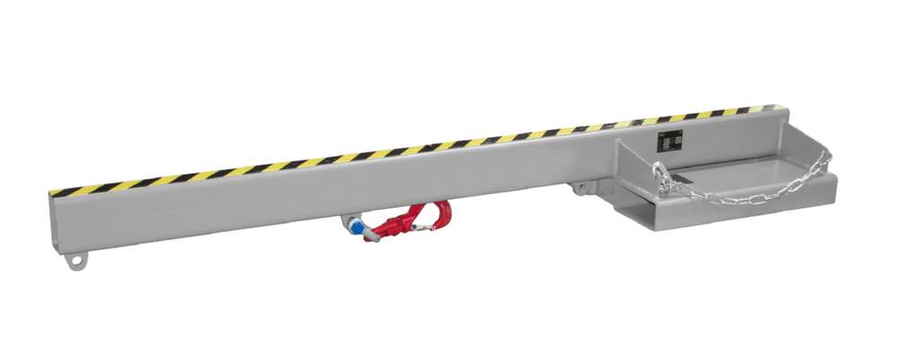 Produktbild Bauer Lastarm LA 2400-5,0 lackiert mausgrau Länge 2400 mm