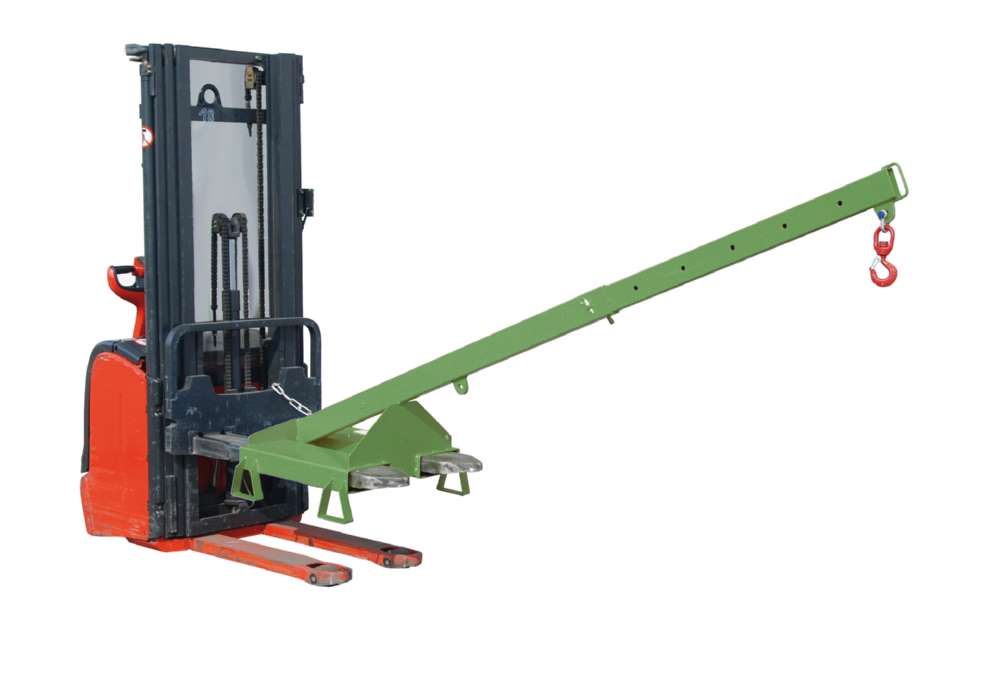 Produktbild Bauer Lastarm LAT 25-1,0 lackiert resedagrün mit 1 Wirbellasthaken bild 4