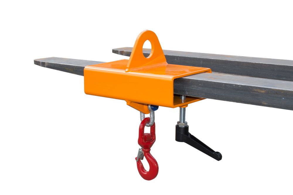 Produktbild Bauer Lasthaken LH-I 2,5 lackiert in der Farbe Gelborange