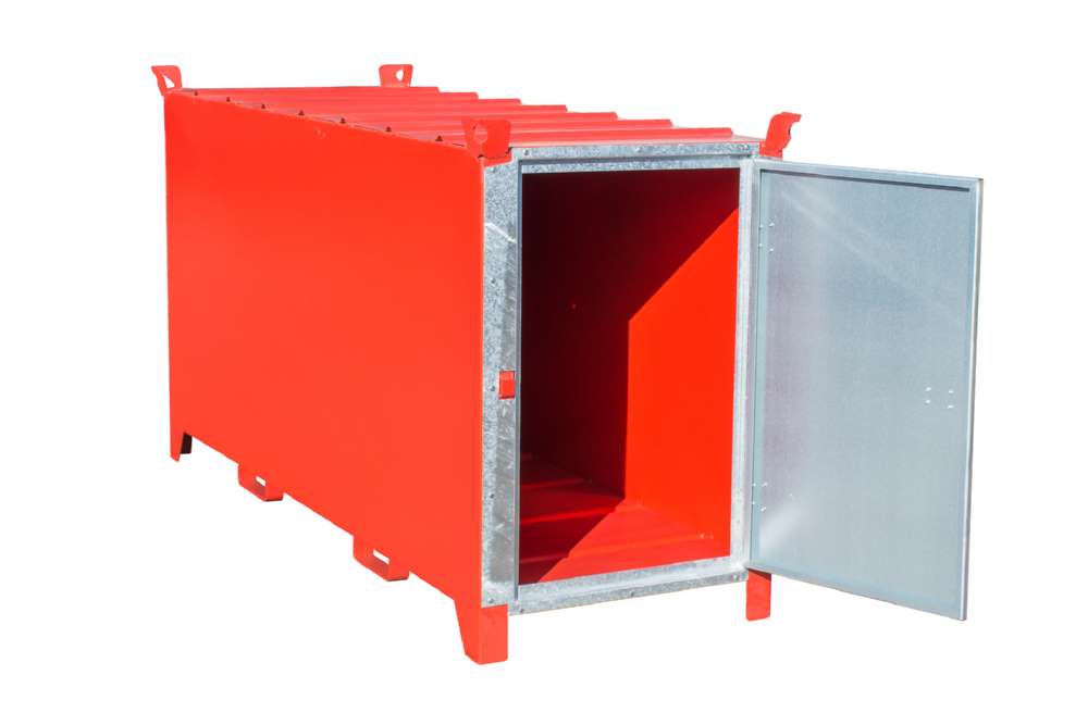 Produktbild Bauer Leuchtstoffröhren-Box SL 200 lackiert in feuerrot bild 2