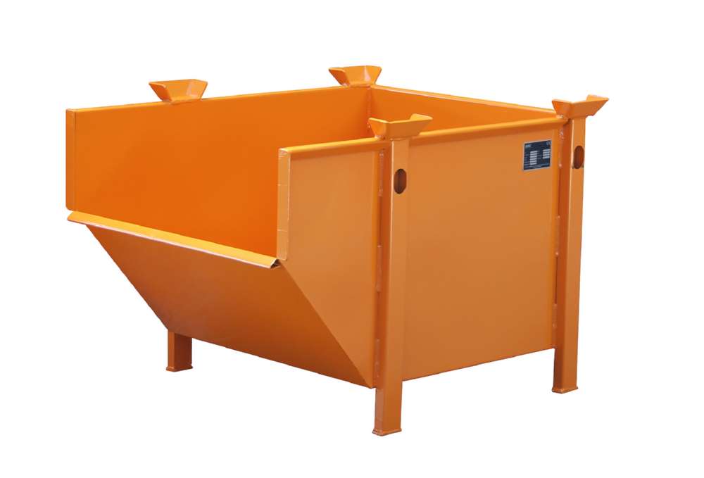 Produktbild Bauer Materialbehälter BBM 500 lackiert gelborange 890 x 1070 x 760 mm