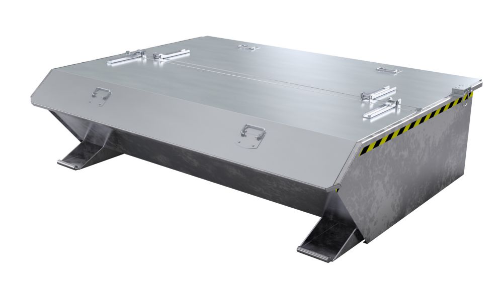 Produktbild Bauer Mini Kippbehälter feuerverzinkt MGU 610 bild 3