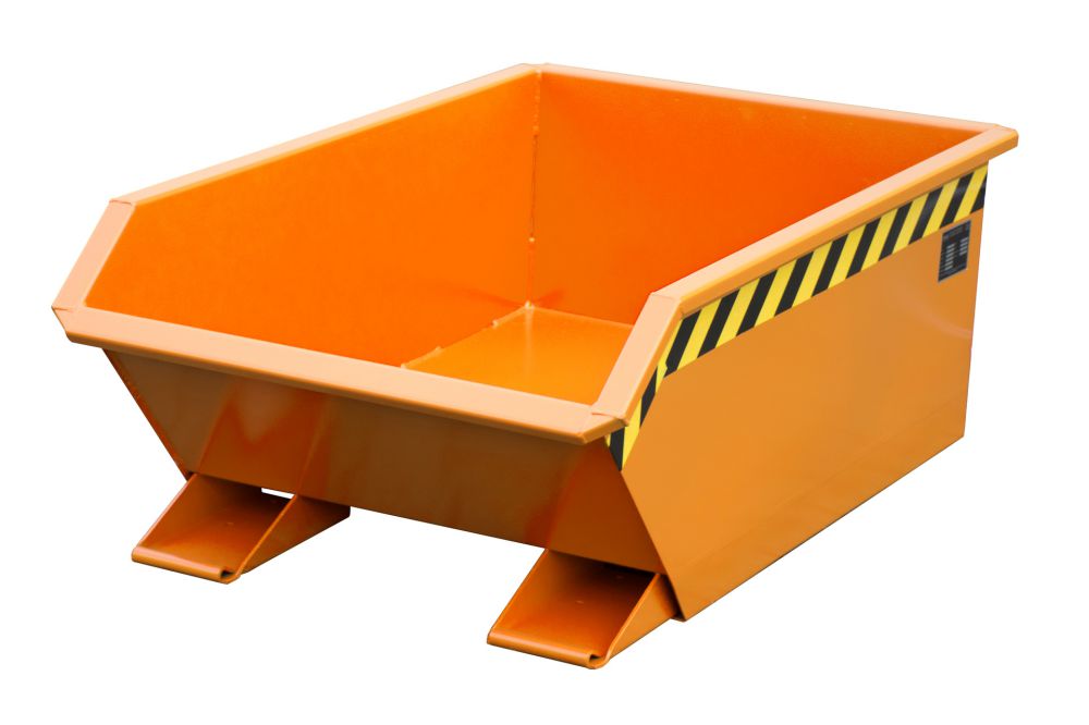 Produktbild Bauer Mini Kippbehälter lackiert in der Farbe Gelborange MGU 270