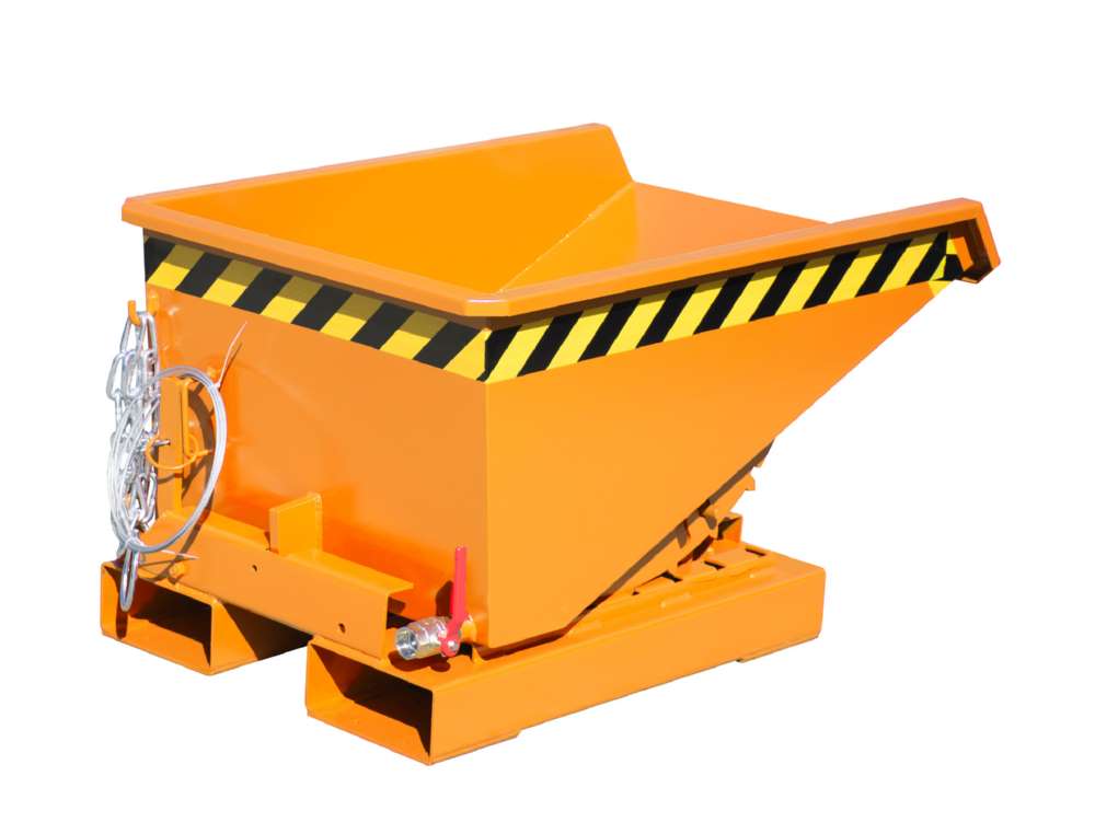 Produktbild Bauer Mini-Spänebehälter mit Abrollmechanismus EXPO-E 150 lackiert gelborange bild 2