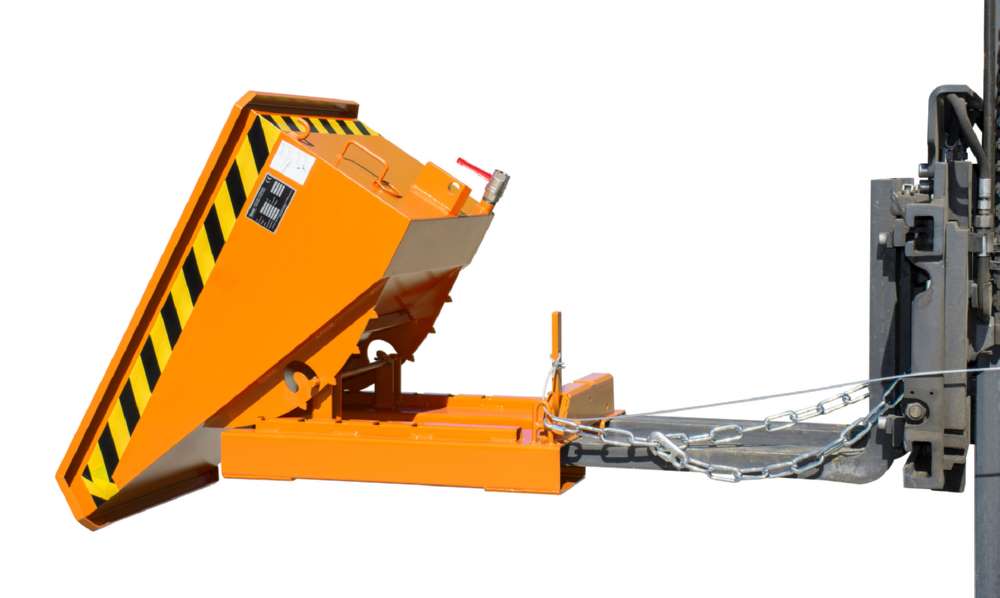 Produktbild Bauer Mini-Spänebehälter mit Abrollmechanismus EXPO-E 150 lackiert gelborange bild 3