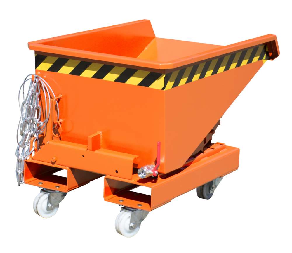 Produktbild Bauer Mini-Spänebehälter mit Abrollmechanismus EXPO-E 150 lackiert gelborange