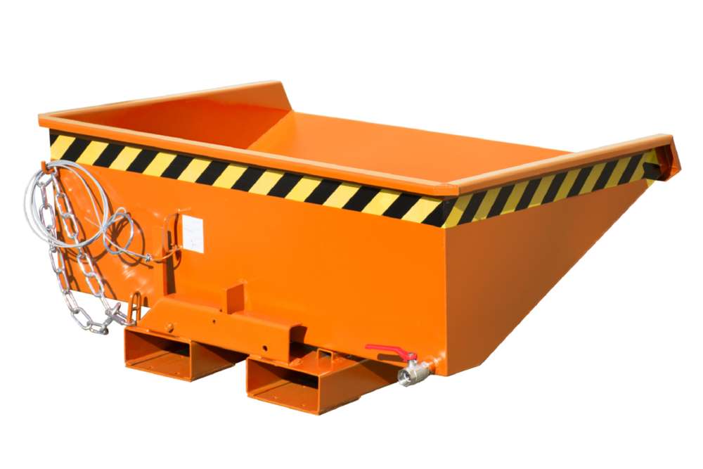 Produktbild Bauer Mini-Spänebehälter EXPO-E 275 lackiert gelborange 1210 x 960 x 540 mm