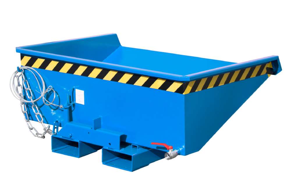 Produktbild Bauer Mini-Spänebehälter EXPO-E 275 lackiert lichtblau 1210 x 960 x 540 mm