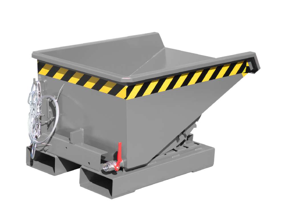 Produktbild Bauer Mini-Spänebehälter EXPO-E 150 lackiert mausgrau 640 x 960 x 540 mm